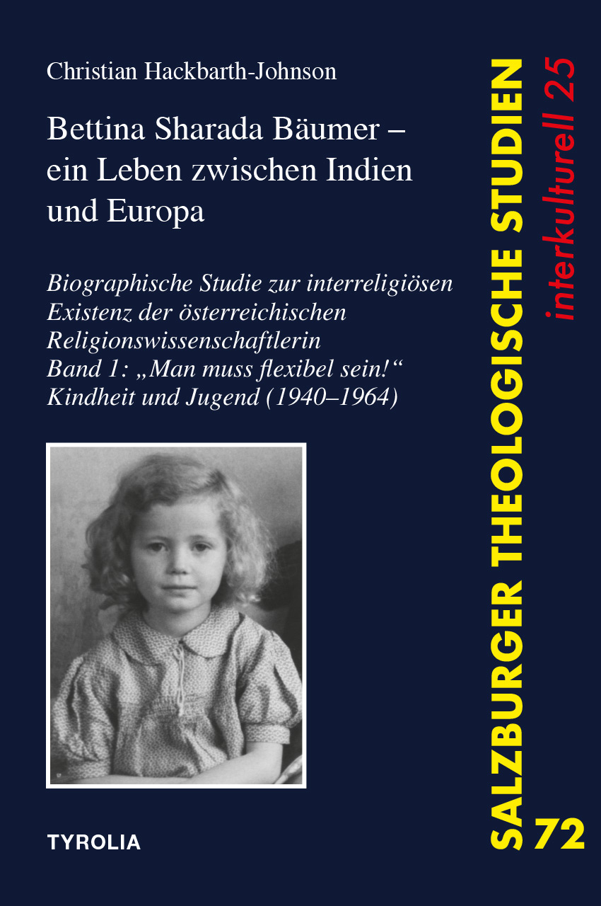 Bettina Sharada Bäumer - ein Leben zwischen Indien und Europa. Biographische Studie zur interreligiösen Existenz der österreichischen Religionswissenschaftlerin. Band 1: Man muss flexibel sein!" Kindheit und Jugend (1940-1964). Salzburger Theologische Studien 72, interkulturell 25. Tyrolia Verlag, Innsbruck, Wien 2024 (auch als E-Book erhältlich).